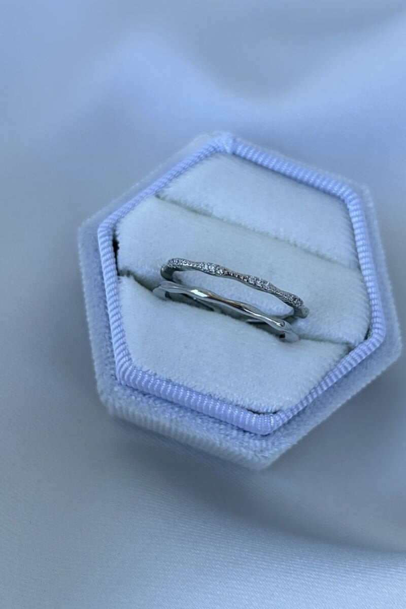 İkili Görünüm Minimal Model Yüzük (silver)