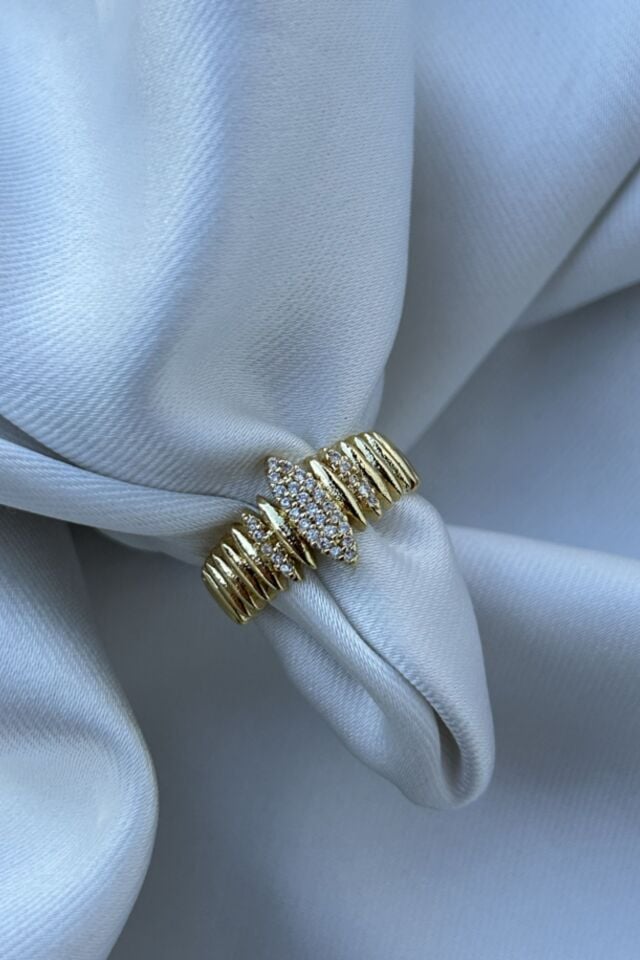 Tırtık Model Vintage Yüzük