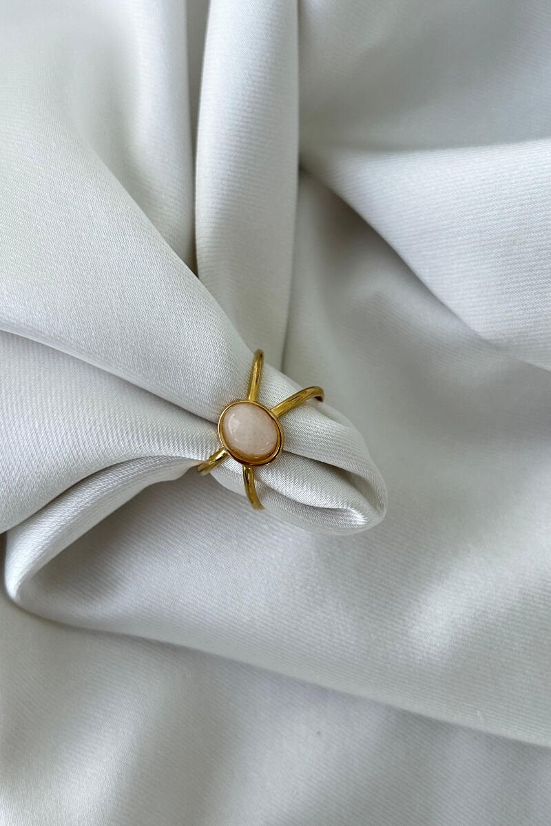 Ay Taşı Tasarım Yüzük