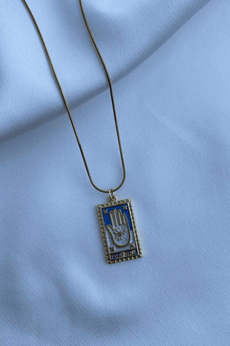 Fortune Tarot Kartı Kolye