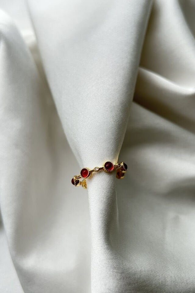 Akik Taşlı Yüzük