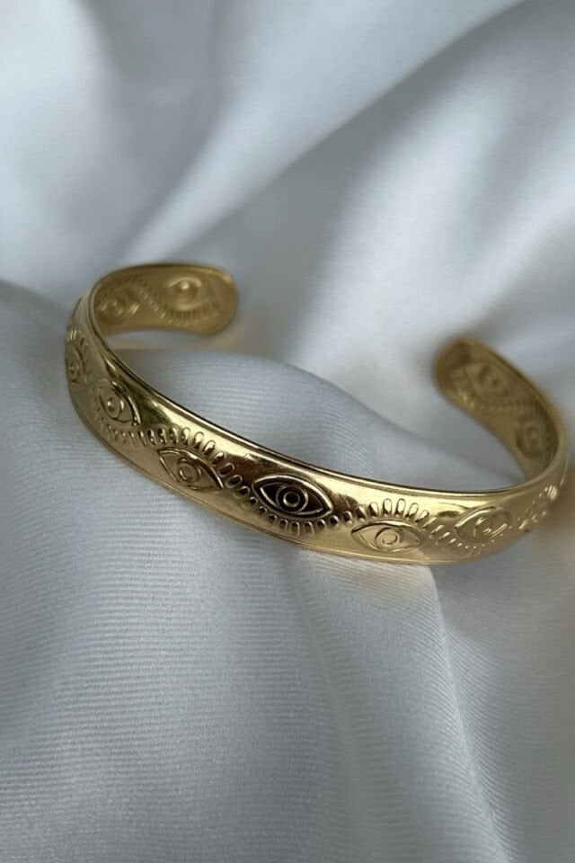 Göz Detaylı Etnik Model Bileklik
