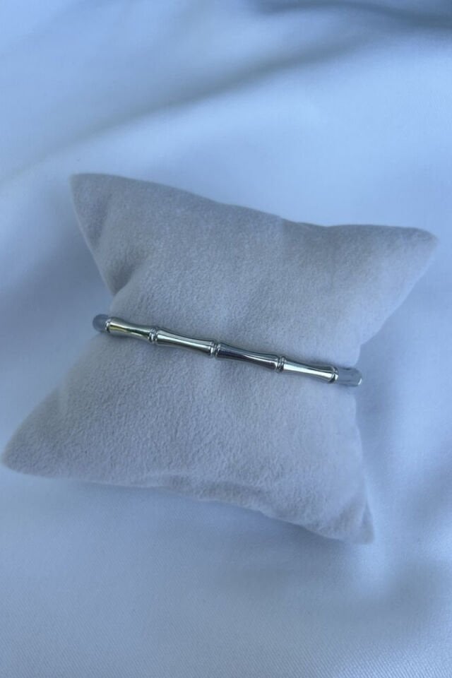 Kemik Model Kelepçe (silver)