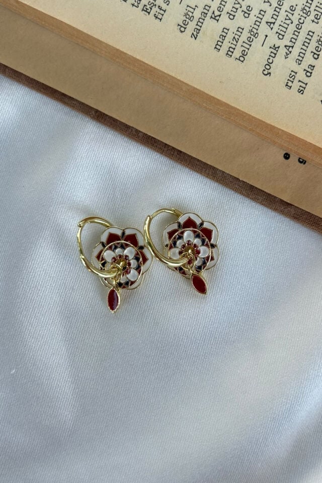 Etnik Desenli Charm Küpe