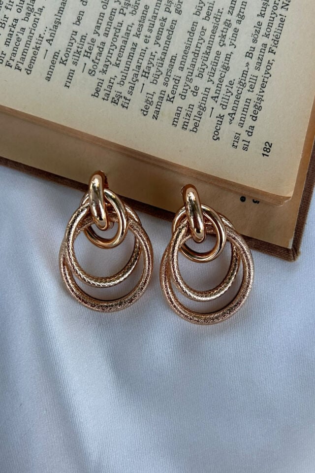 Vintage Sarmal Model Tasarım Küpe