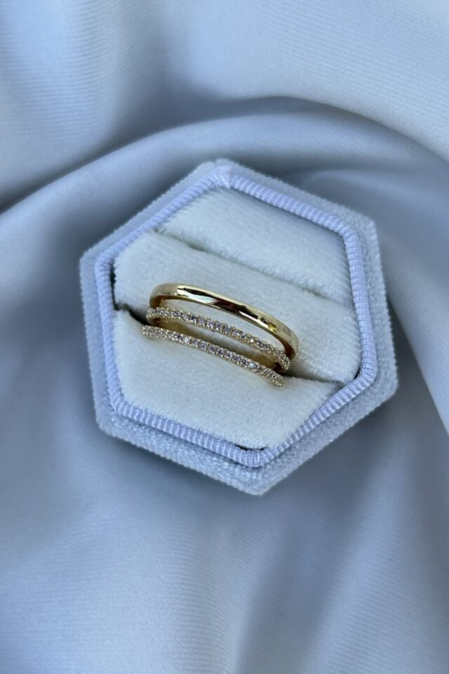 Üçlü Görünüm Tasarım Model Yüzük