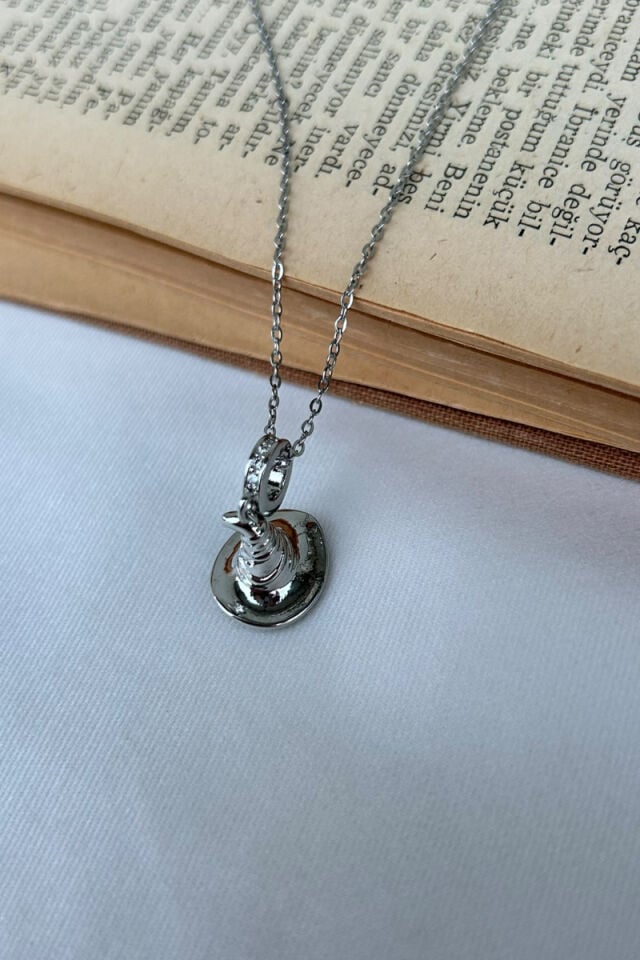 Harry Potter Sorting Hat Tasarım Kolye(silver)