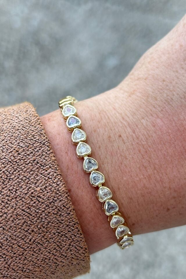 Kristal Kalp Model Tasarım Bileklik