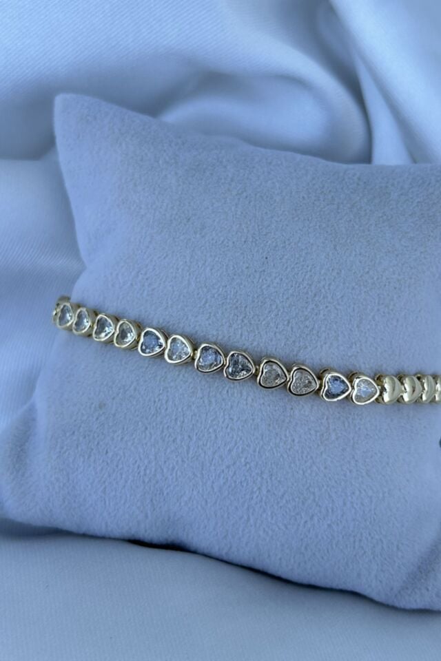 Kristal Kalp Model Tasarım Bileklik