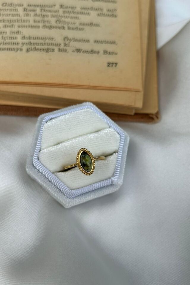 Oval Etnik Model Yüzük