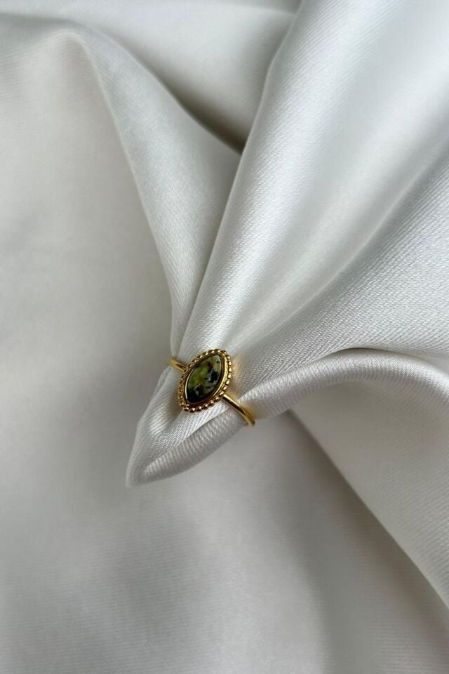 Oval Etnik Model Yüzük