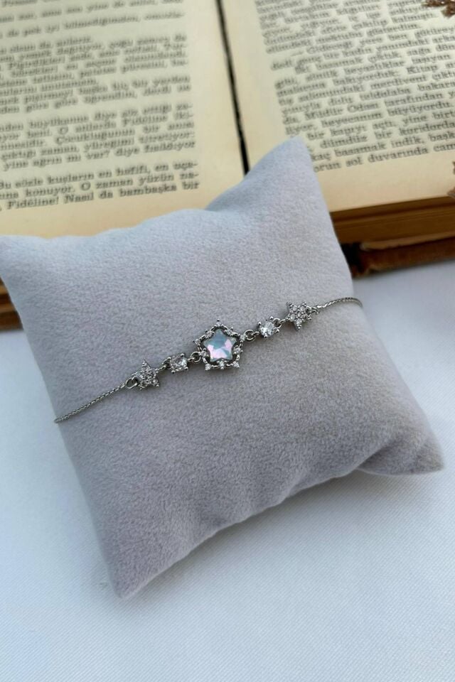 Sedefli Yıldız Model Bileklik