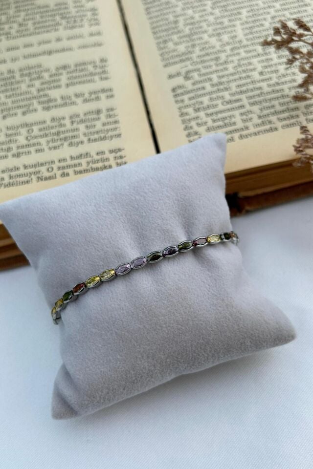 Renkli Taş Su Yolu Bileklik