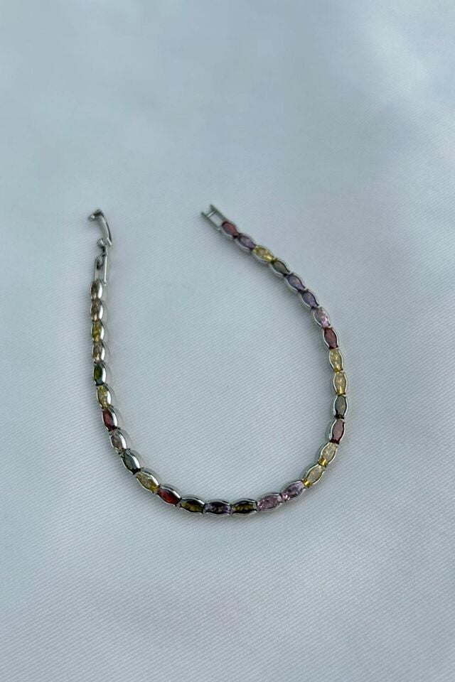 Renkli Taş Su Yolu Bileklik