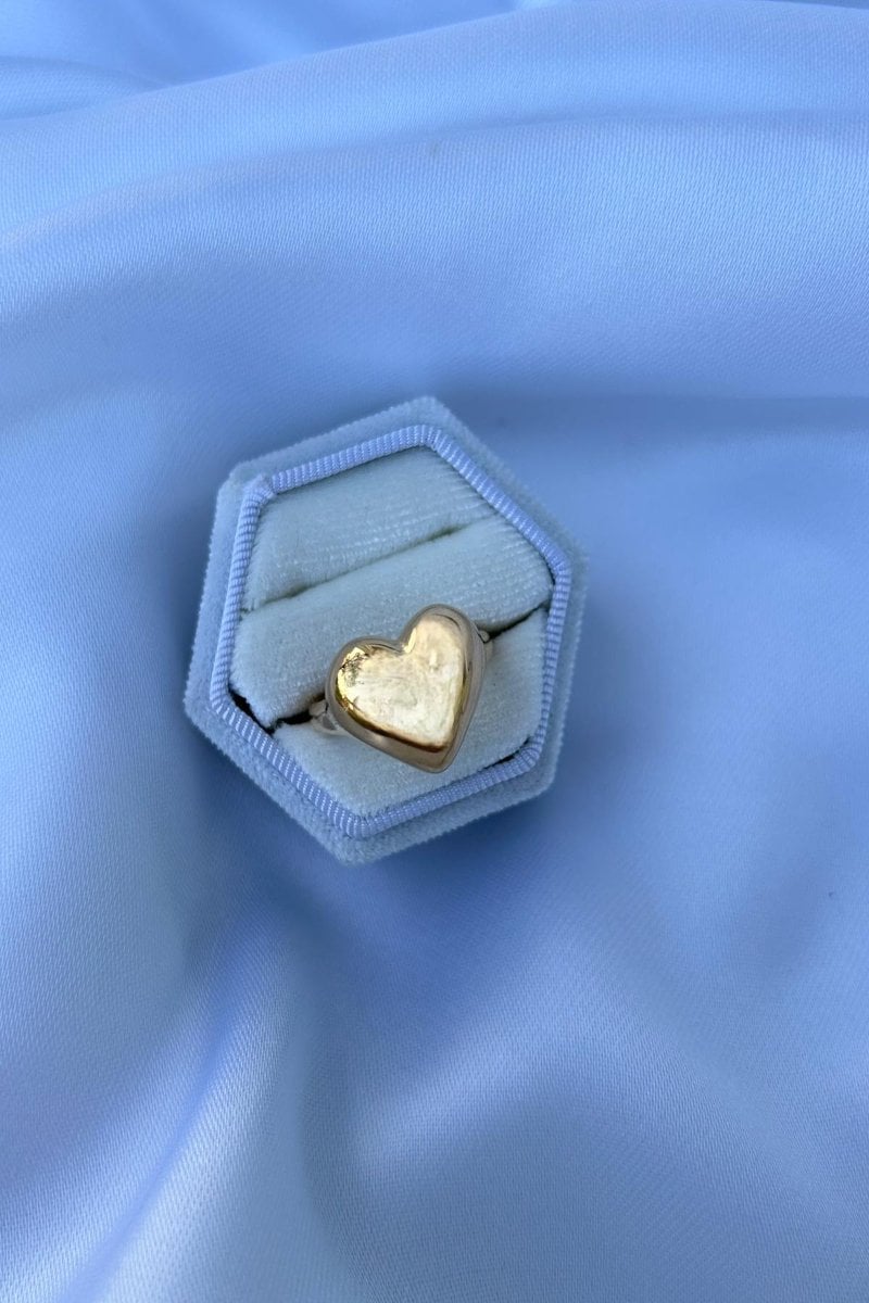 Kalın Kalp Model Tasarım Yüzük