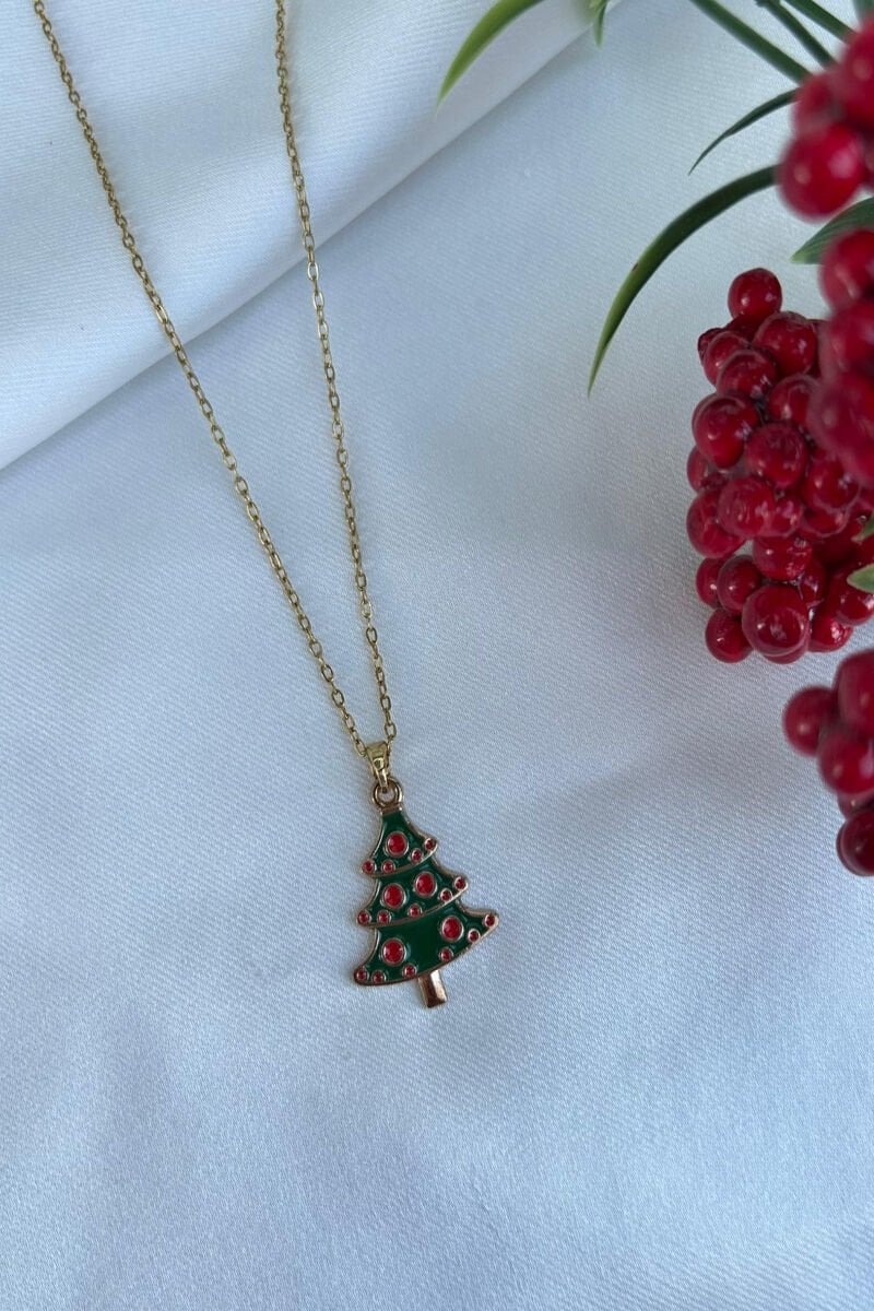 Noel Ağacı Tasarım Kolye
