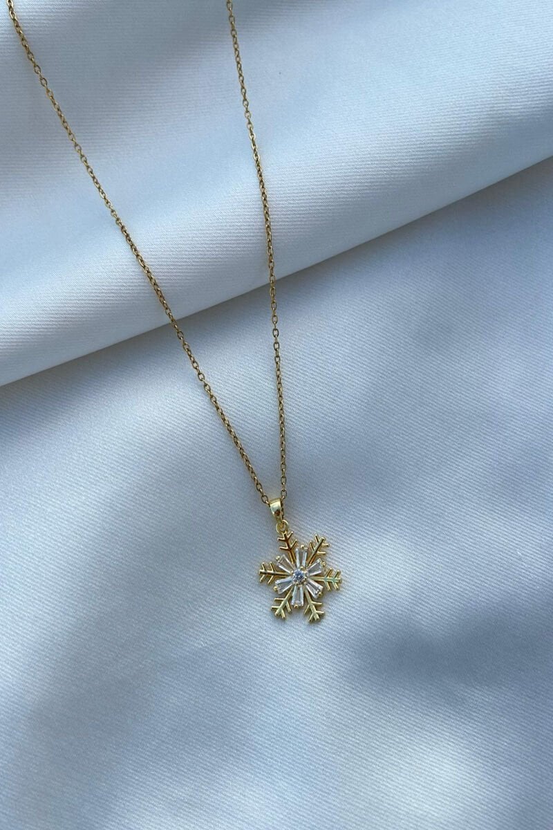 Kar Tanesi Model Tasarım Kolye