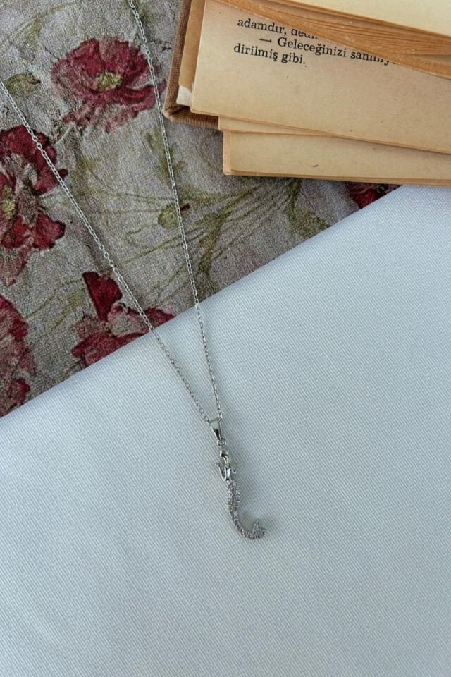 Deniz Kızı Tasarım Model Kolye(silver)