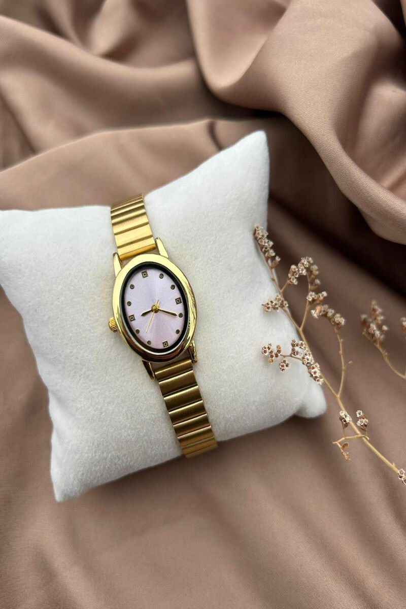 Oval Model Çelik Kordon Saat