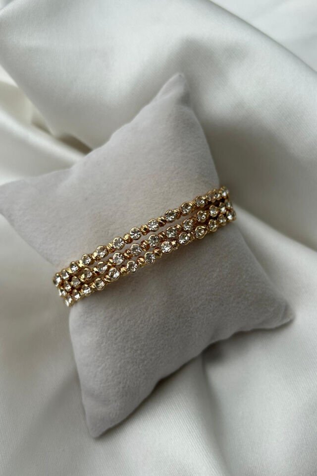 Kristal Taş Tasarım Model Çoklu Bileklik