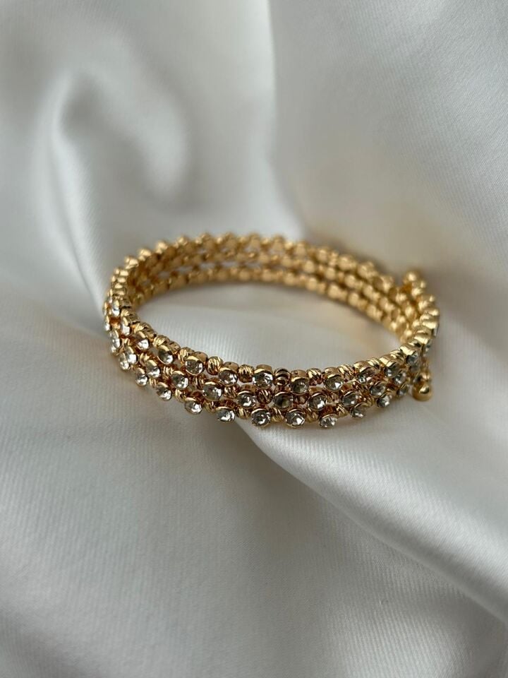 Kristal Taş Tasarım Model Çoklu Bileklik