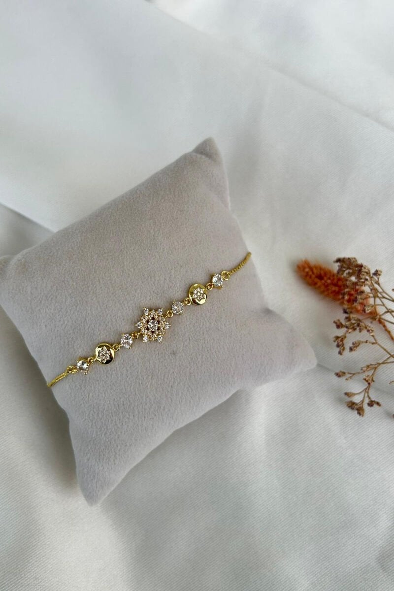 Kar Tanesi Model Tasarım Bileklik