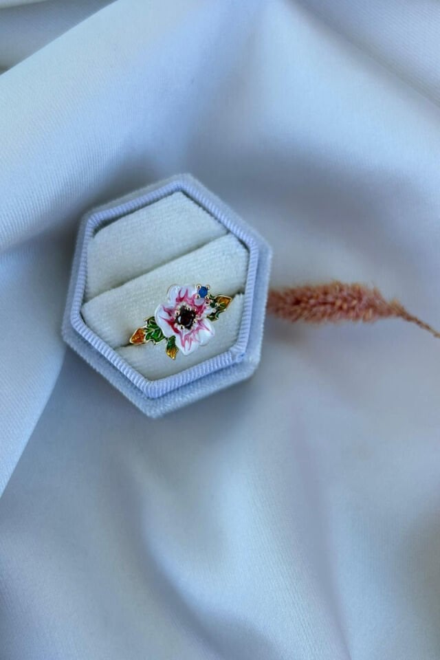 Bahar Çiçek Model Tasarım Yüzük