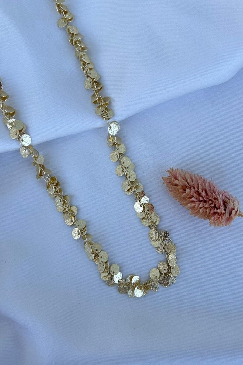 Çoklu Pul Detaylı Tasarım Kolye