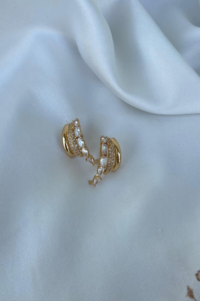 Zirkon Taş Tasarım Model Küpe