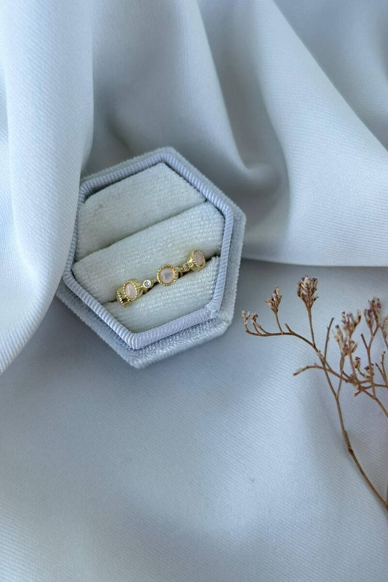 Ay Taşı Tasarım Yüzük