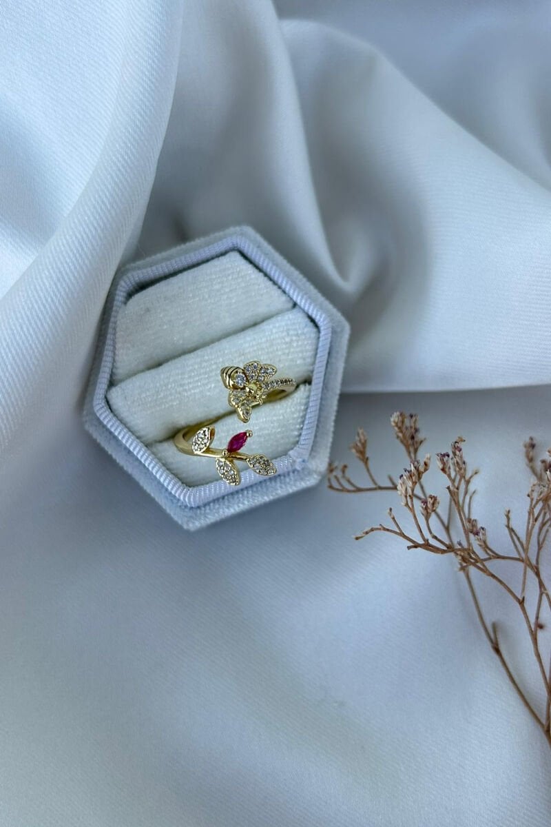 Arı Detaylı Tasarım Model Yüzük